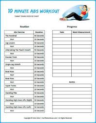 Abs Workout At Home Printable Sample Workouts Included