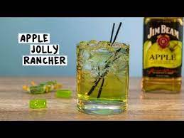 I prefer mixing a shot or two ( according to preference ) with dr. Apple Jolly Rancher 1 Part Apple Whiskey 1 Part Sour Apple Pucker 1 Part Lemon Lime Soda Preparation 1 Add Ice Apple Drinks Jolly Rancher Drink Apple Whiskey