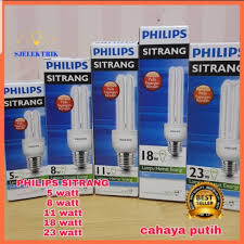 Harga lampu led philips juga masih terjangkau. Lampu Led Philips Sitrang 5 Watt 8 Watt 11 Watt 17 W 23 Watt Philip Sitrang Shopee Indonesia