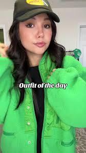 Green Sherpa Mickey Jacket