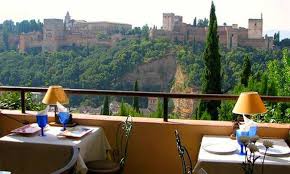 Guía de restaurantes para bodas en granada: Cinco Restaurantes Con Vistas A La Alhambra De Granada