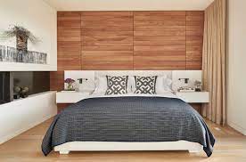 The fabric bed sheet and curtain matches elegantly with the artworks by the side of windows , the cabinets and tables. 150 Bedroom Design Ideas For Your Personal Space Home Design Lover