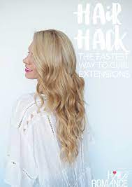 Not only at parties but in daily activities such as going to school, going to work, going out, and so on, the use of hair extension will help you to gain new. Hair Hack The Fastest Way To Curl Hair Extensions Hair Romance