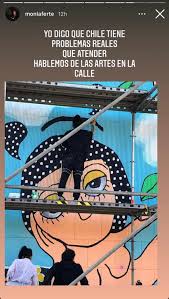 Captamos a mon laferte cayéndose de sueño en monterrey, de plano no pudo dar declaraciones y se le perdona. Mon Laferte Tras Polemica Por Su Mural En Valparaiso Chile Tiene Problemas Reales Que Atender