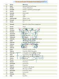 Fun Spice Arabic Muslim Baby Girl Name With Meaning Start With F Our baby names are mostly from the arabic origin, there are names available from other. fun spice arabic muslim baby girl name