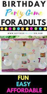 Simple Diy Party Game For Adults 50th Birthday Party Games 40th Birthday Games 50th Birthday Games