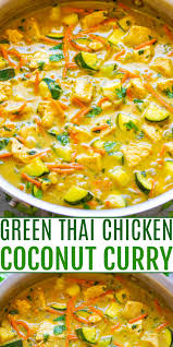 Season and brown the chicken. Thai Green Curry Recipe With Chicken Averie Cooks