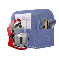 Although this is the smallest kitchenaid stand mixer, it can still handle enough batter for best for: Amazon Com Llywcm Stand Mixer Cover Compatible With 6 8 Quart Kitchenaid Mixers Kitchenaid Mixer Dustproof Cover And Accessories For Small Appliance Protector Shield With Pockets Kitchen Dining