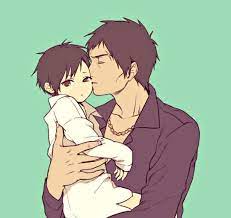 Tbh Shiki And Izaya Kinda Look Like Father And Son To Me Anyone Else Anime Dad Anime Family Anime Child