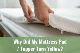 When you change your sheets and notice some yellow stains on mattress, don't despair, we've got tips and tricks in this guide to help you freshen up your mattress in no time. Why Did My Mattress Pad Topper Turn Yellow Ready To Diy