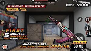 Cover Strike 3d Team Shooter Games 2020 Fps Games Low Specs Ringan Fps Games Shooter Game Fps