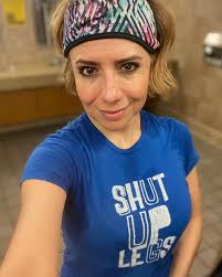 My run🏃‍♀️ and cycle class had me saying exactly what my sweaty tee says,  but now I feel great and know I will sleep like a baby 💪😅! #stayhard!  #marathontraining #grit