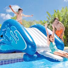 Intex Pool Splash Water Slide Doheny S Pool Supplies Fast Doheny S