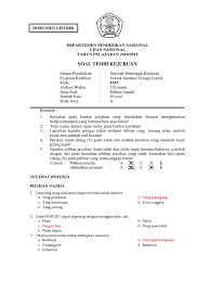 Check spelling or type a new query. Contoh Soal Tes Teknisi Listrik Jawabanku Id