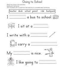 A silly outfit gives your first grader a chance to write an entertaining story of their own, by simply filling in the worksheet with certain types of words. Fill In The Blank Worksheets Reading 1st Grade Comprehensione Marvelous Jaimie Bleck