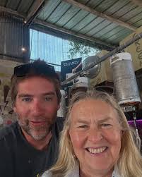 Day 2 @ballymaloe_grainstore @ballymaloe_house #ballymaloefoodfestival  #ballymaloe catching up with some of the great Team of hardworking people  that make the Festival such a success! @rachelallencooks @deelaffan Ted  Berner @wildsidecatering Bree & Cully @