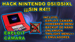 Descarga en juegos de nintendo ds. Hackear Nintendo Dsi Dsi Xl Sin R4 2021 Exploit Camara Youtube