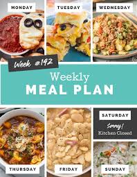 With these easy dinner ideas for two, the ultimate test of a relationship is if you can tolerate each other in the kitchen. Easy Weekly Meal Plan Week 192 Family Fresh Meals