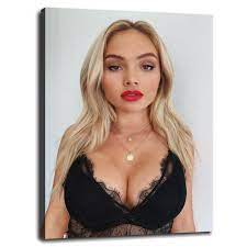 Amazon.com: Natalie Alyn Lind Canvas Prints Poster Wall Art For Home Office  Decorations With Framed 27