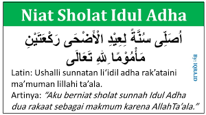 Jun 05, 2021 · idul adha 2021 tata cara salat idul adha dilengkapi urutan bacaan surat dan niat sholat idul adha tata cara sholat idul adha, sebagaimana dilansir tribunnews.com dari buku pintar panduan lengkap ibadah muslimah oleh ust. Niat Sholat Idul Adha Arab Latin Beserta Artinya Iqra Id