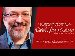 Memorial Mass for Rafael Quinones, August 26, 2021 at 3:30 pm Time zone in  California (GMT-7)