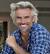 Handsome Middle Aged Grey Hair Men