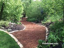 Easy to carry and spread. Pine Straw Pictures Pine Straw Store Pine Straw Landscaping Mulch Landscaping Landscape Design