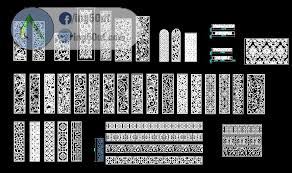 مجموعة بلوكات زخارف Patterns Block اوتوكاد Dwg