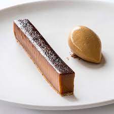 The Heston Blumenthal Team One Of Adam Byatt S Fantastic Desserts From His One Micheli Michelin Dessert Michelin Star Dessert Recipes Fancy Desserts Recipes