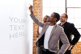 Businessman Writing On A Whiteboard Mockup Free Image By Rawpixel Com Mckinsey In 2020 Stock Images Free Business People White Board