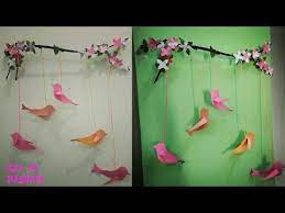 Diy Paper Wall Hanging Diy Wall Decor Diy Room Decor Art My Passion Youtube Diy Wall Decor Paper Wall Hanging Diy Wall Hanging Crafts