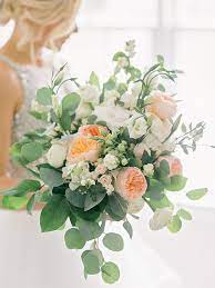 Elegant white hydrangea artificial silk flower wedding centerpieces bouquet christmas ornament garland home decoration 6 color. Elegant White And Peach Wedding Bouquet Charming Southern Rustic Wedding From Amy Arrington Photograph Peach Wedding Bouquet Wedding Bouquets Wedding Flowers