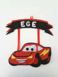 cocuk odasi kapi susu simsek mcqueen keceden yapilmistir isteginize gore isim yazilir