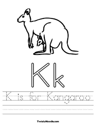 Check spelling or type a new query. K Is For Kangaroo Worksheet Kangaroo Coloring Pages Learning Games For Kids