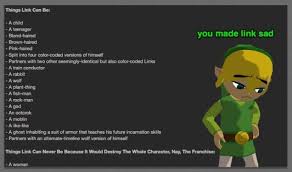 The engine, cannon, freight car, and passenger car are the four categories of parts. Why Arguing About Link S Gender Is Dumb And Why It S Important Csanyk Com