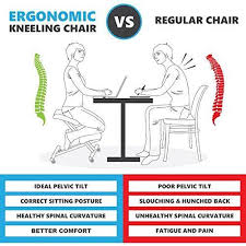 Find great deals on ebay for ergonomic kneeling chair. Ergonomic Kneeling Chair Adjustable Height Perfect For Relieving Back And Neck Pain Improving Posture Great Fit For Home Office Or Classroom