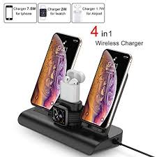 Logitech powered 3 in 1 wireless charging dock unboxing & review. Kehangda 3 In 1 Charging Stand For Iphone Airpods Apple Watch Charger Dock Station Silicone Support For Apple Watch Buy Online In Bosnia And Herzegovina At Bosnia Desertcart Com Productid 65553247