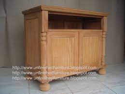 Unfinished Mahogany Furniture Curtain Tv Base Made Of Fine Solid Kiln Dry Mahogany Wood Present In Unfinished Furniture Condition Raw Furniture Ready To P