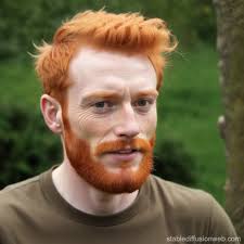 ginger irish man Prompts