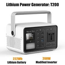 Battery box with solar charger. China Power Station 222wh Portable Charger Lithium Backup Battery Pack 110v 200w Solar Generator Solar Panel Optional Ac Outlet Usb Dc Supply For Outdoors Camping China Solar Generator Lithium Battery Pack