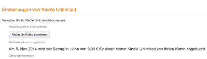 Tipp Zu Kindleunlimited Wie Sie Ihr Abo Von Kindle Unlimited Kundigen Und Welche Kundigungsfrist Zu Beachten Ist Die Self Publisher Bibel