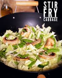Quick Healthy Stir Fry Cabbage My Chinese Vegan Style Ready In 5 Minutes 2 Tsp Sesame Oil 2 Tbsp Fres Fried Cabbage Healthy Stir Fry Stuffed Jalapeno Peppers