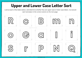 When your child has mastered the uppercase alphabet or you are ready to start teaching them the link between upper and lowercase letters . Uppercase And Lowercase Letters Sorting Worksheet Kidpid Free Printable Worksheets Games