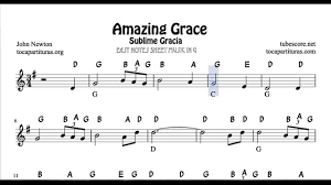 Easy, lyrical version of amazing grace ideal for late beginning level pianists of all ages. Amazing Grace Easy Notes Sheet Music For Beginners In Treble Clef For Violin Flute Recorder Oboe Youtube