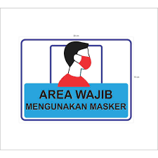 Area wajib masker sign : Stiker Area Wajib Memakai Masker Shopee Indonesia