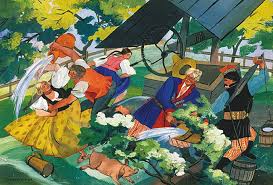 Malarstwo obrazy kubizm artyści plakat ludowy rysunki sztuka współczesna. Zofia Stryjenska Dyngus Artinfo Pl Portal Rynku Sztuki