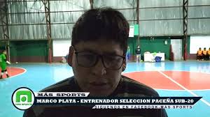 MARCO PLATA, SELECCION PACEÑA DE FUTSAL SUB 20