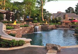 The backyard at hgtv dream home 2021 features the most breathtaking views, a gourmet outdoor kitchen, charming pergola and a putting green. 63 Invigorating Backyard Pool Ideas Pool Landscapes Designs Home Remodeling Contractors Sebring Design Build