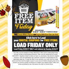 Carlie C S Iga Free Item Friday Sign Up For Our Digital Facebook