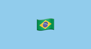 The used colors in the flag are blue, green, yellow, white. Flag For Brazil Emoji